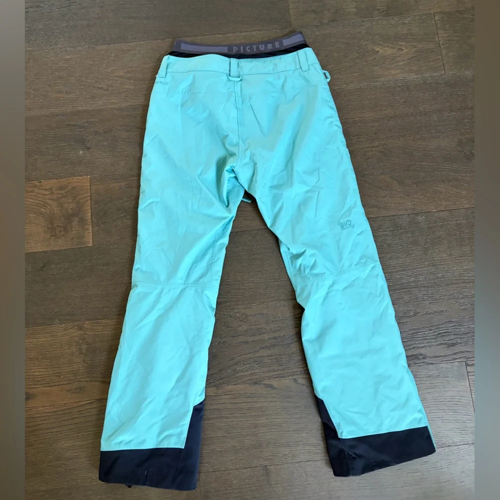 Picture Exa women’s Insulated Ski Snowboarding Pant aqua. Women’s size large. - Picture 4 of 7